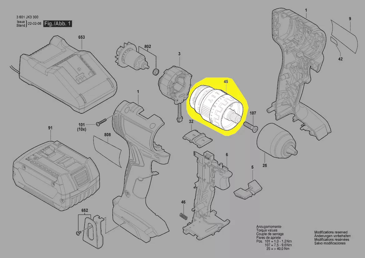 Boîte de transmission 2 vitesses réf. 1 600 A02 65A Bosch